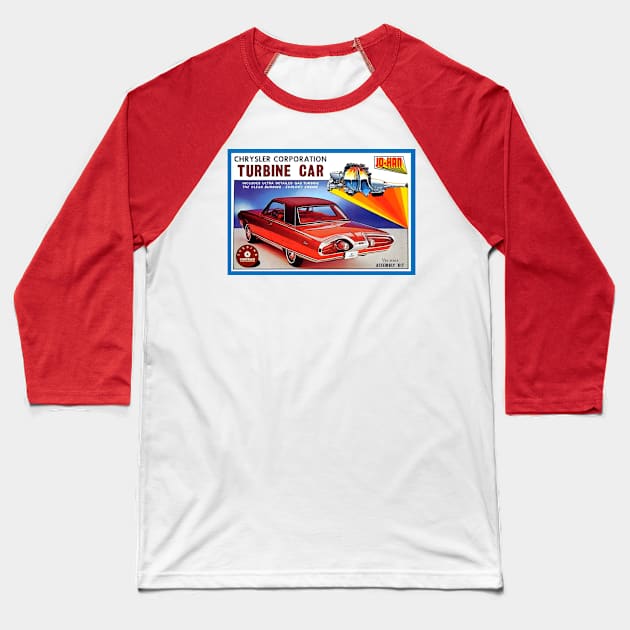 Vintage Jo-Han Turbine Car Box Art Baseball T-Shirt by Starbase79